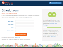 Tablet Screenshot of gthealth.com